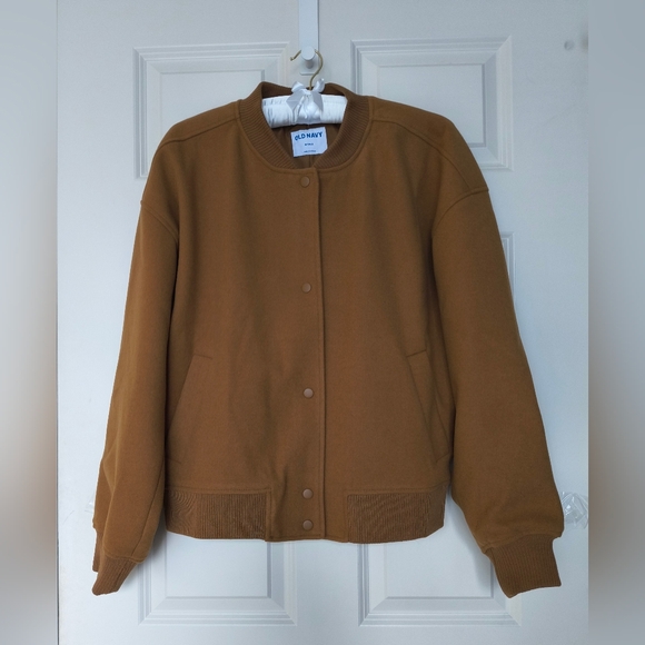 Old Navy Brown Bomber Jacket - Picture 4 of 8